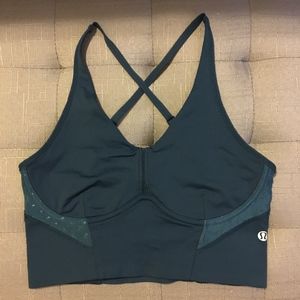 Lululemon Athletica Strappy Bonded Sports Bra